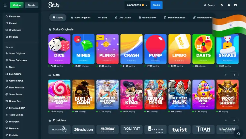 Stake Online Casino in India